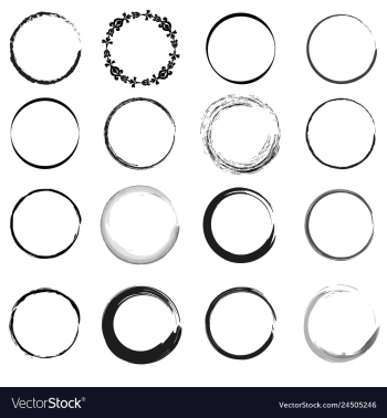 Circle elements image vector image Circle elements image vector image