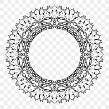 Circle frame png sticker illustration, | Free PNG - rawpixel