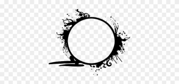 Circle Glass Download - Grunge Circle Frame Png