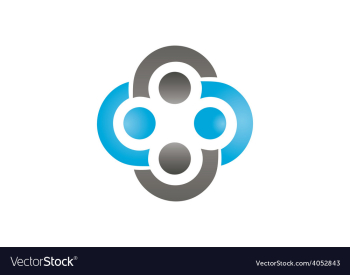  					Circle group teamwork abstract logo vector&nbsp;image														