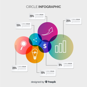 Circle infographic Circle infographic