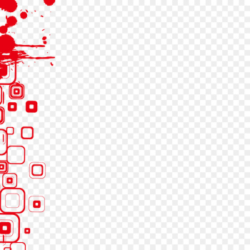 Circle - Red ink circle square background vector illustration 