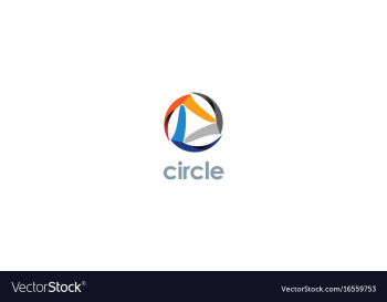 Circle technology logo vector image Circle technology logo vector image