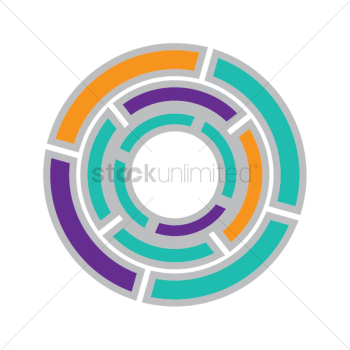 Circular design element Circular design element