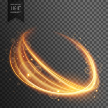 Circular light effect Free Vector