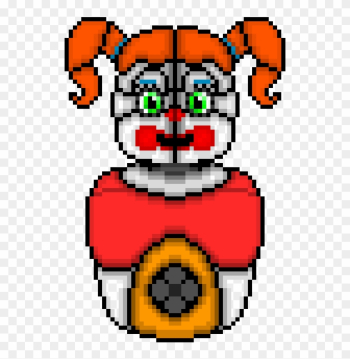 Circus Baby - Circus Baby Pixel Art Circus Baby - Circus Baby Pixel Art