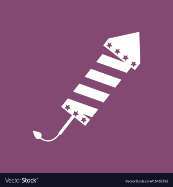 Circus carnival entertainment rocket vector image Circus carnival entertainment rocket vector image