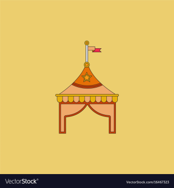 Circus tent stock vector image Circus tent stock vector image