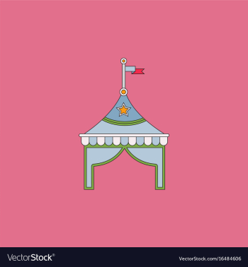 Circus tent stock vector image Circus tent stock vector image