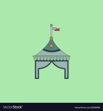 Circus tent stock vector image Circus tent stock vector image