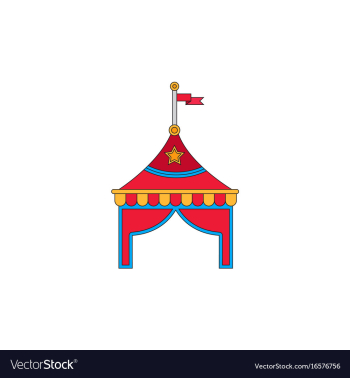 Circus tent stock vector image Circus tent stock vector image