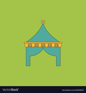 Circus tent vector image Circus tent vector image