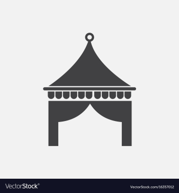 Circus tent vector image Circus tent vector image