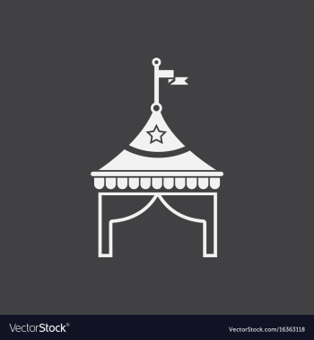 Circus tent vector image Circus tent vector image