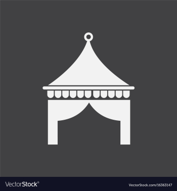 Circus tent vector image Circus tent vector image