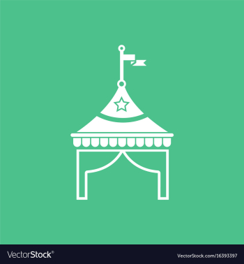 Circus tent vector image Circus tent vector image