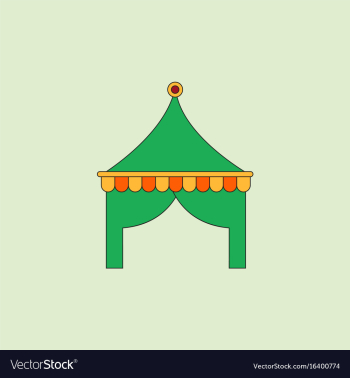 Circus tent vector image Circus tent vector image