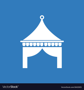 Circus tent vector image Circus tent vector image