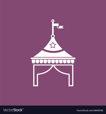 Circus tent vector image Circus tent vector image