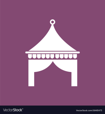 Circus tent vector image Circus tent vector image