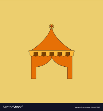 Circus tent vector image Circus tent vector image