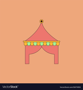 Circus tent vector image Circus tent vector image
