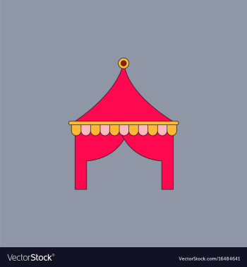Circus tent vector image Circus tent vector image