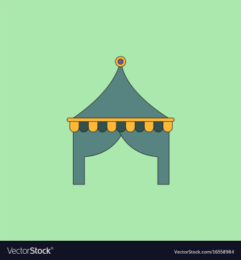 Circus tent vector image Circus tent vector image
