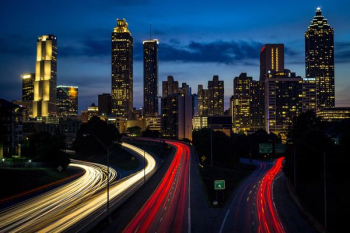 city building during night