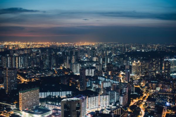 city skyline during nighttime city skyline during nighttime