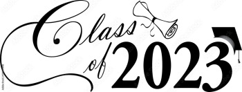 class of 2023 Black and White Graphic