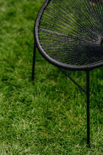 Classic black Acapulco chair, Mexican design of the 50s Classic black Acapulco chair, Mexican design of the 50s