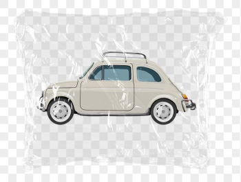 Classic car png plastic bag | Free PNG - rawpixel