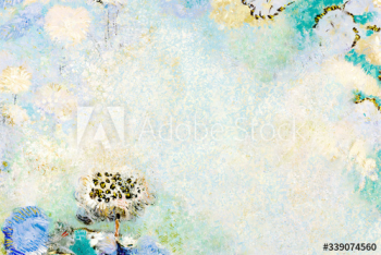 Classic floral design space Classic floral design space