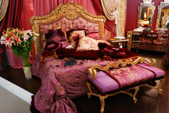 Classic luxury expensive bedroom interior