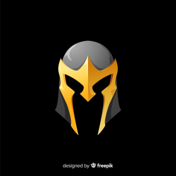 Classic spartan helmet with gradient style Classic spartan helmet with gradient style