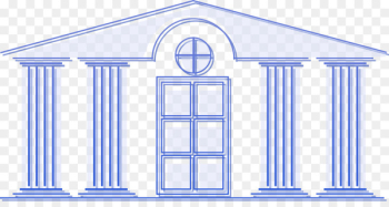 Classical architecture Window Column Ancient Roman architecture - courthouse banner 