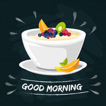Classical hotel breakfast menu poster Classical hotel breakfast menu poster