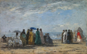 Claude Monet's The Beach at Trouville | Free Photo - rawpixel Claude Monet's The Beach at Trouville | Free Photo - rawpixel