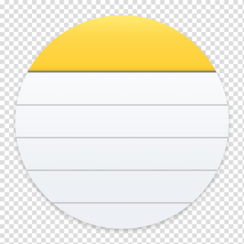 Clay OS  A macOS Icon, Notes, round white and orange striped lines art transparent background PNG clipart