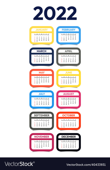 clean calendar for 2022 design clean calendar for 2022 design