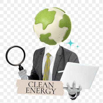 Clean energy word png sticker, | Free PNG - rawpixel