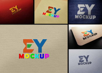 Clean Logo Mockup (PSD)