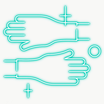 Clean your hands to prevent coronavirus neon sign transparent png | Free  transparent png - 2306273