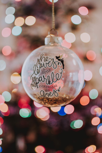 Clear Glass Bauble Clear Glass Bauble