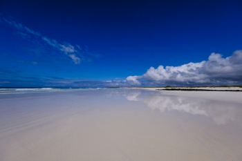 Clear Ocean Water Under Blue Sky Clear Ocean Water Under Blue Sky