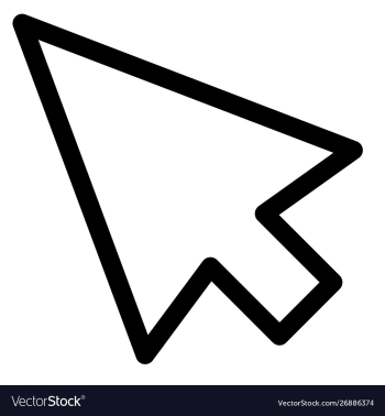 Click cursor mouse point pointer icon vector image