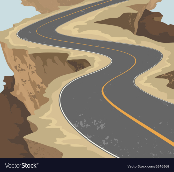 Cliff vector image