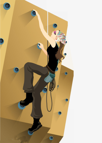 Climb The Wall Of The Girl, Sports, Movement, Girl PNG Transparent ...