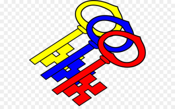 Clip art Allwedd Drawing Vector graphics Key Chains - tricolor button 